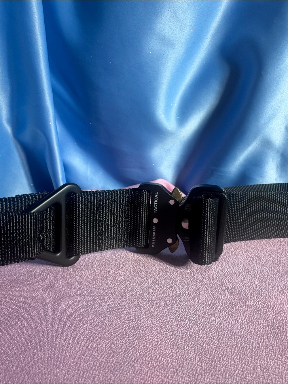 FAIRWIN Tactical Belt Black Nylon Quick Release 24kN 12kN EDC Work Belt